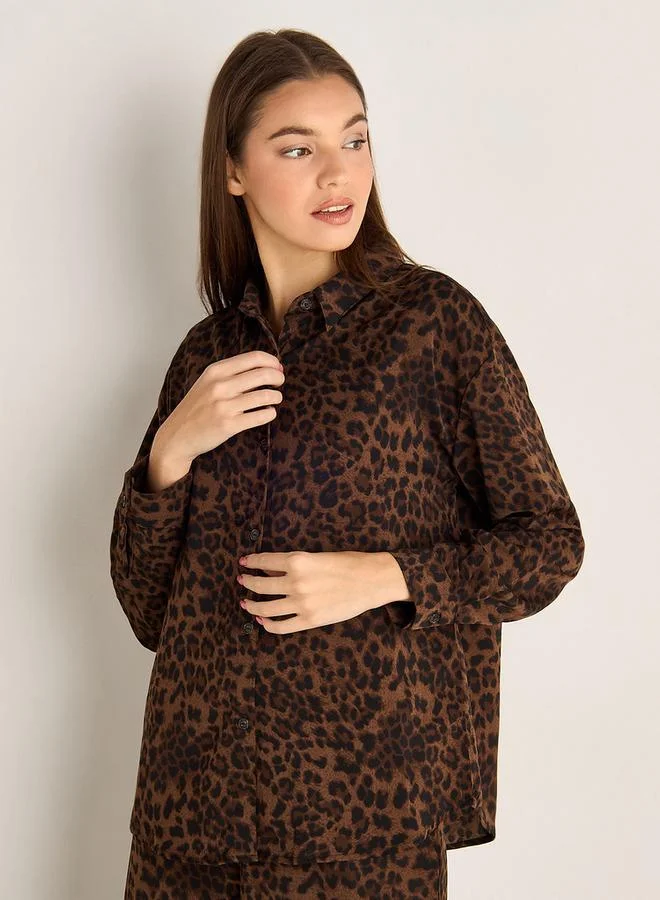 سبلاش فيڤ Pyjama Set Button-Down Shirt & Trousers